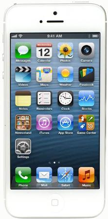 Смартфон Apple iPhone 5 64Gb White & Silver - Климовск