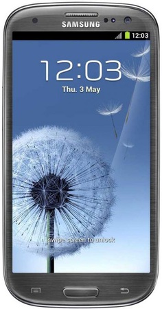 Смартфон Samsung Galaxy S3 GT-I9300 16Gb Titanium grey - Климовск
